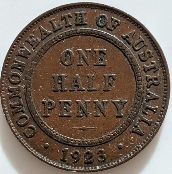1923-Australia-Half-Penny---Real?