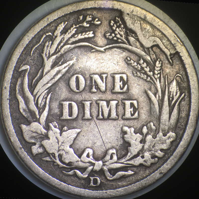 1914-D-Barber-Dime-Retained-Cud-Cherrypick