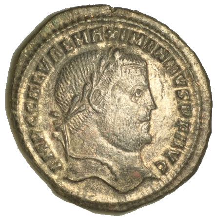Follis---Galerius-307-Ad-Genius;-Cyzicus-Mint?