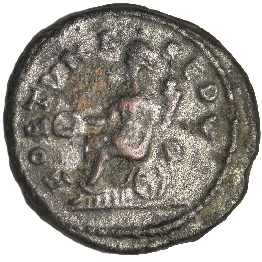 Roman-Empire---Denarius-Of-Elagabalus-Fortuna,-Rome-Or-Antioch?