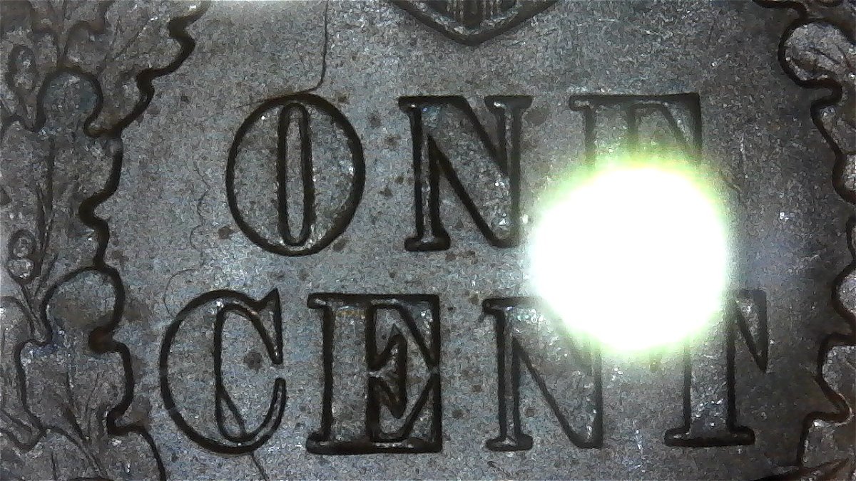 1891-Indian-Head-Cent-With-Strong-Die-Clash