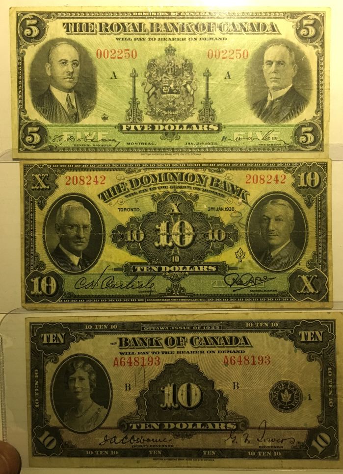Canadian-Banknote-Collection---Six-Series