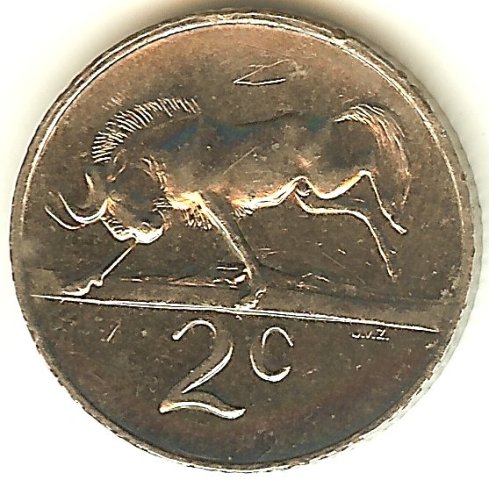 1965-A-2-Cent-*-South-Africa-*-Not-Bronze,-Seen-It-Before?