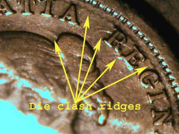 1858-5-Cents---Die-Clash-Obverse