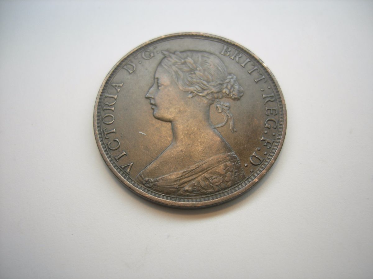 1864-New-Brunswick-1-Cent---Double-Letters-+-Crack