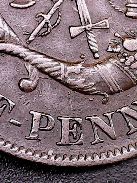 1854-Upper-Bank-Token-Half-Penny