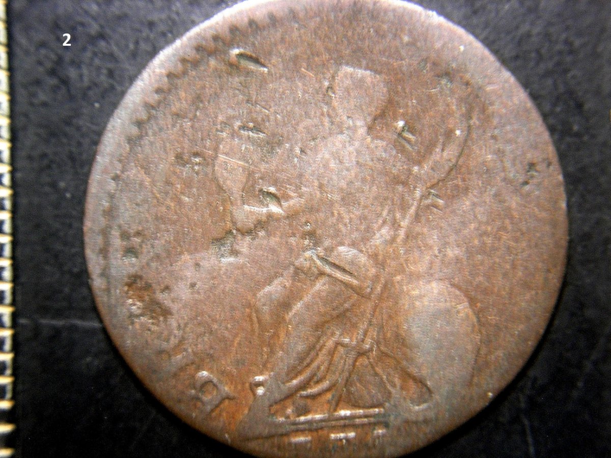 Geo-III-Farthings-&-1/2p's---Need-Id's,-Vlack-#s,-Etc.