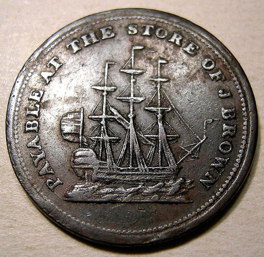 N.-S.-1814,-C1830-Tokens---Strange-Rp-Letters