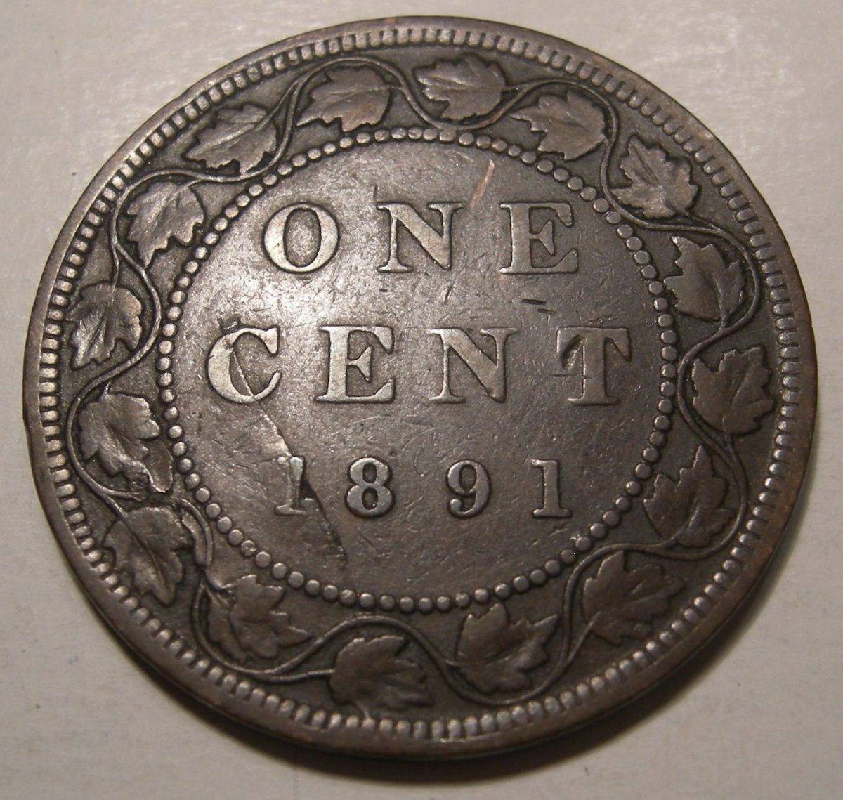 1-Cent-1891---Planchet-Flaw