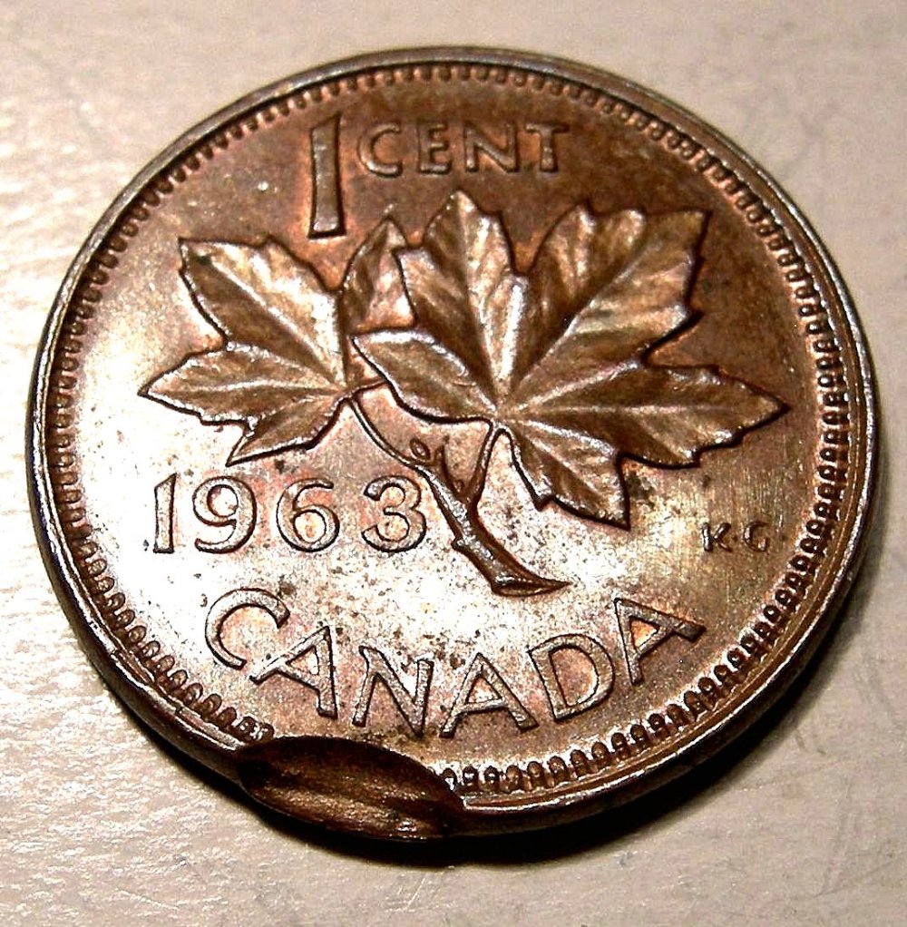 1-Cent-1963---Partial-Brockage-+-Surprise