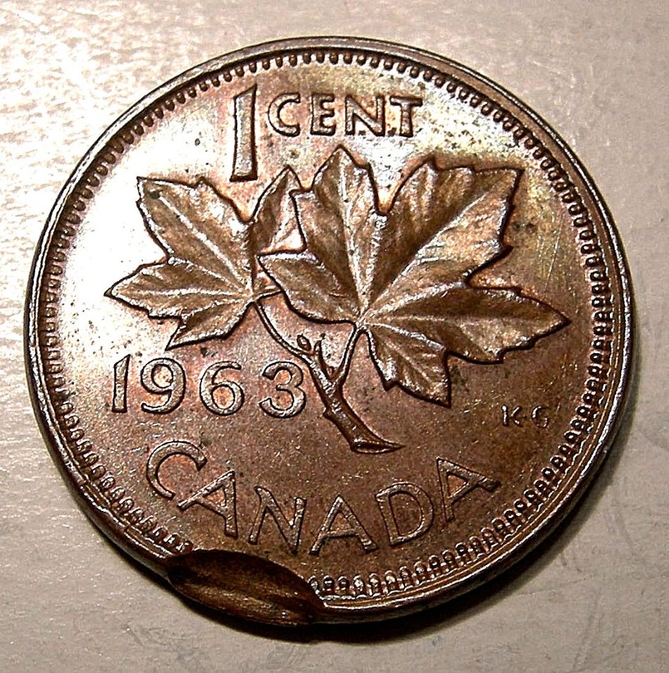 1-Cent-1963---Partial-Brockage-+-Surprise