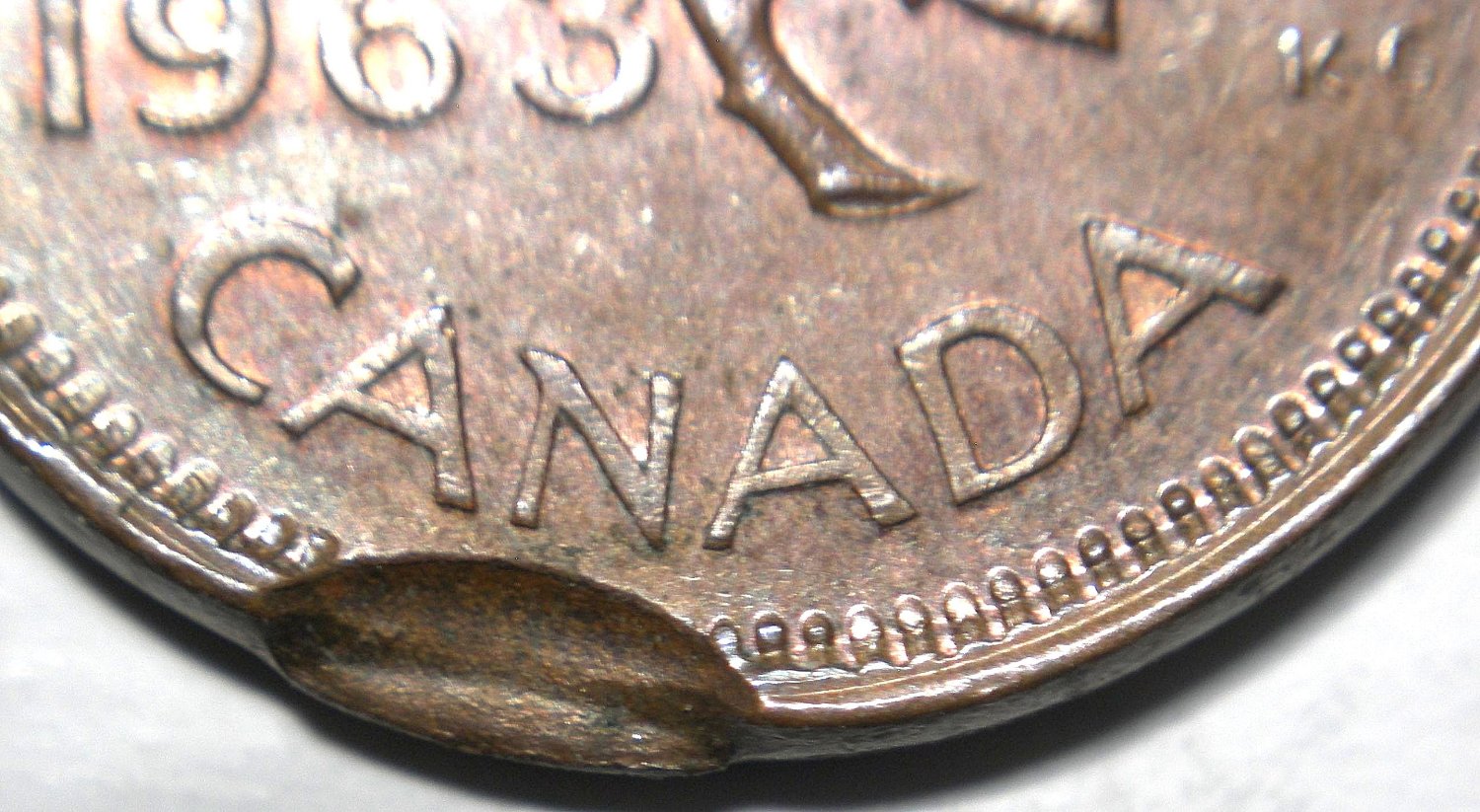 1-Cent-1963---Partial-Brockage-+-Surprise