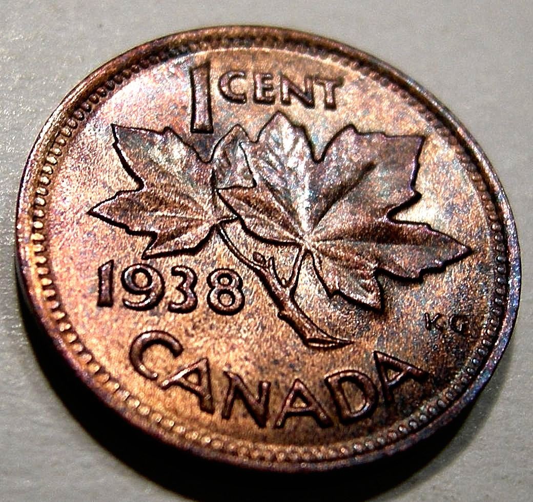 1938-Cent---Speckled-Toning