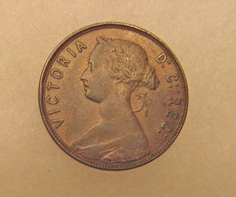1873-Newfoundland-One-Cent-KM#-1