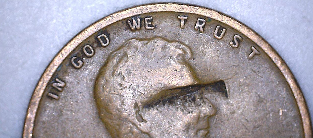 1934-P-Lincoln-Cent-Error---Rolling-Mills-Indentation?