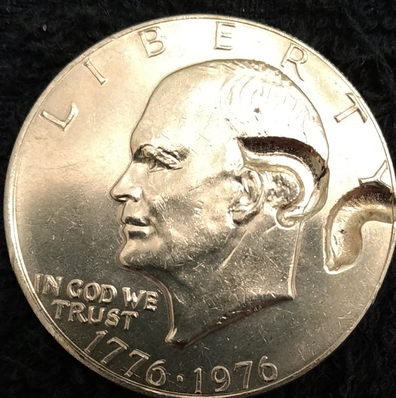 1976-P-Eisenhower-Type-1-Error-Believed-To-Be-Foreign-Object-Damage;-Opinions?
