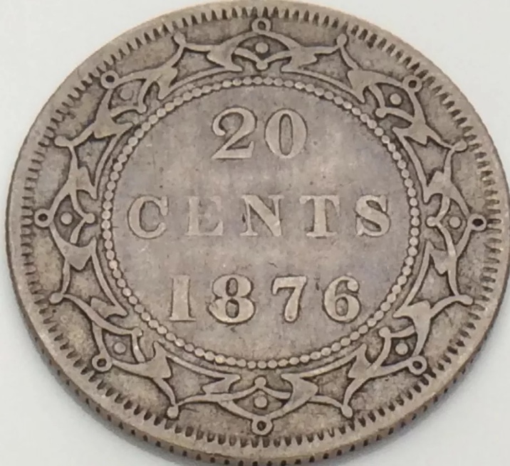 1876-Newfoundland-20-Cent---Help-With-Grade?