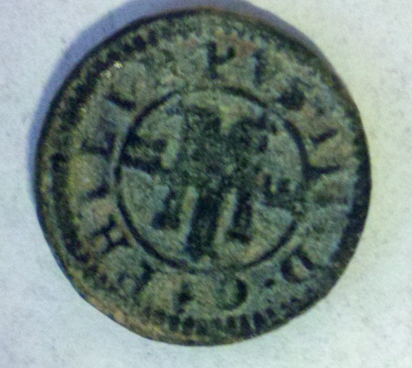 17th-Century,-Maybe-Spanish-American?-|-2-Maravedis-1605