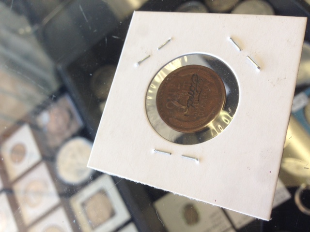 1920-D-Wheatback-Cent-W/-Strange-Ford-Logo?
