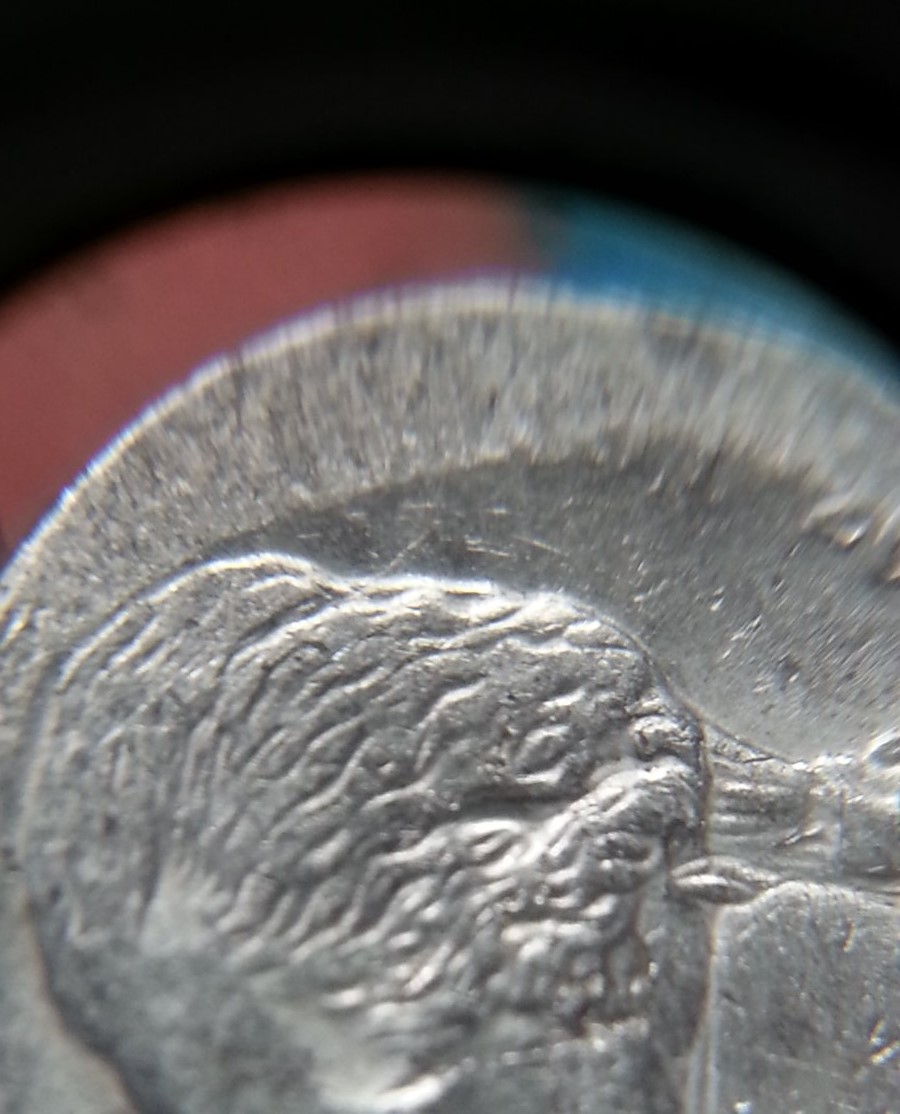 Hollow-Lettering-On-Rough-2003-D-Nickel,-PMD?