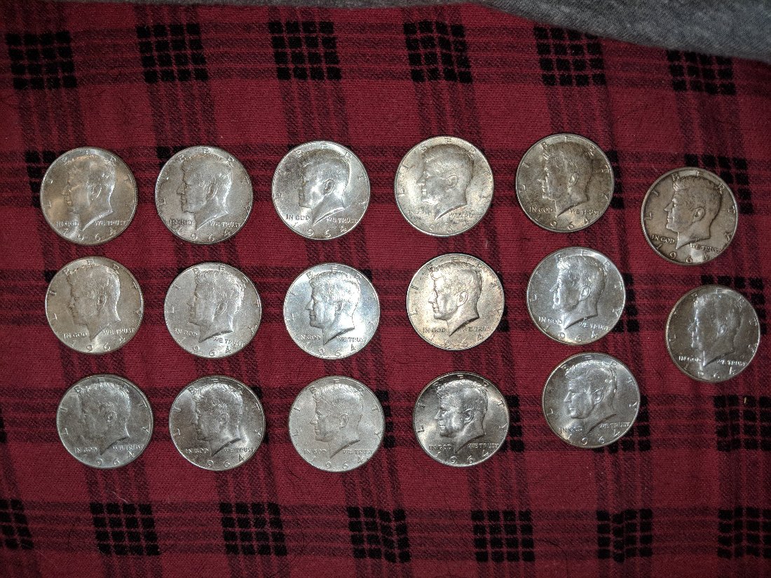 1964-Kennedy-Half-Dollars