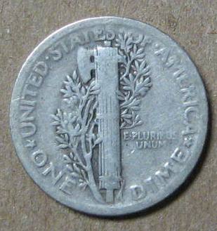 1921-Mecury-Dime