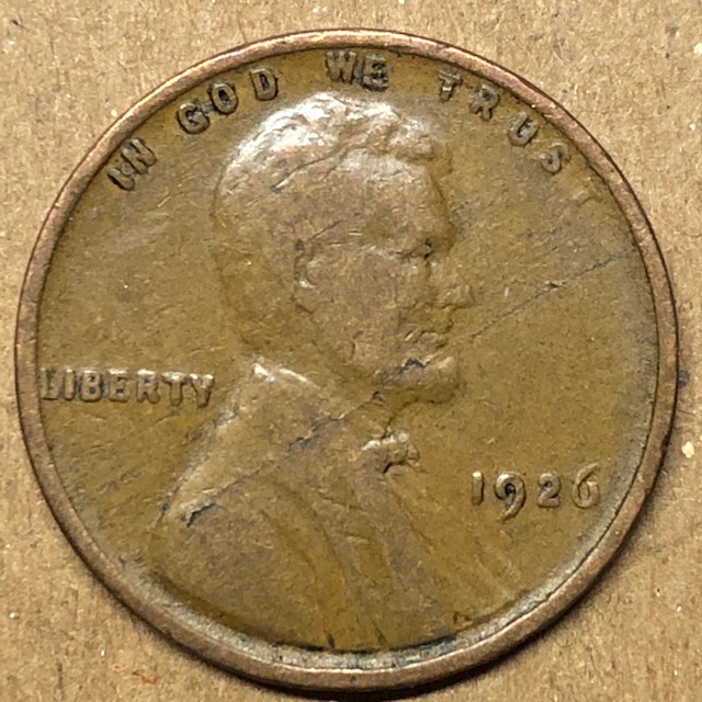 1926-Lincoln-Wheat-Cent---Delam