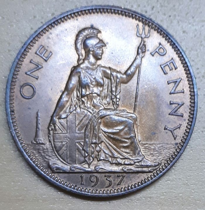 United-Kingdom-George-Six-The-King-Copper-Coin-In-Uncirculated-Condition