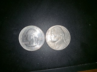 1964-Lincoln-Nickel-On-Quarter-Planchet-With-No-Distortion