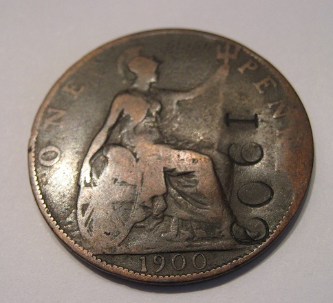 One-Penny-From-1900-Stamped-With-1909