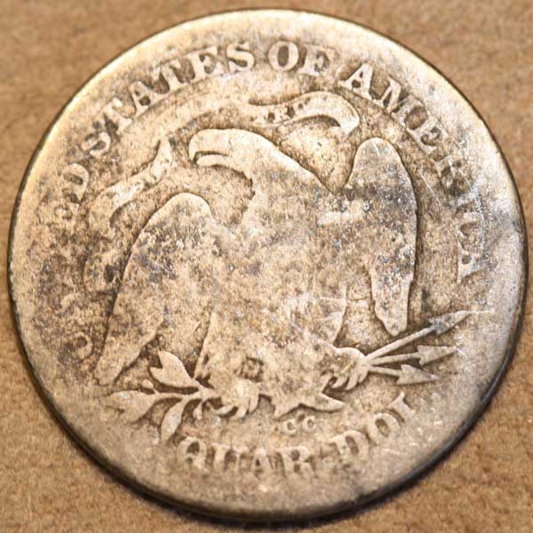 Found-My-First-CC-Mark,-1876-Seated-Quarter