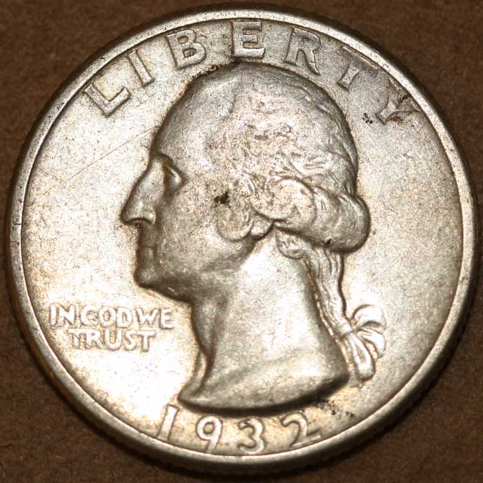 1932-D-Washington-Quarters---4-For-Grading-Help