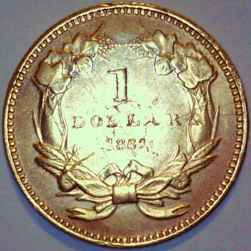 Another-Ruined-Gold-Coin,-Type-3-Gold-Dollar