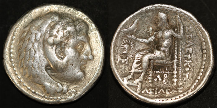 Seleukos-I-Nicator-Tetradrachm,-New-Acquisition.