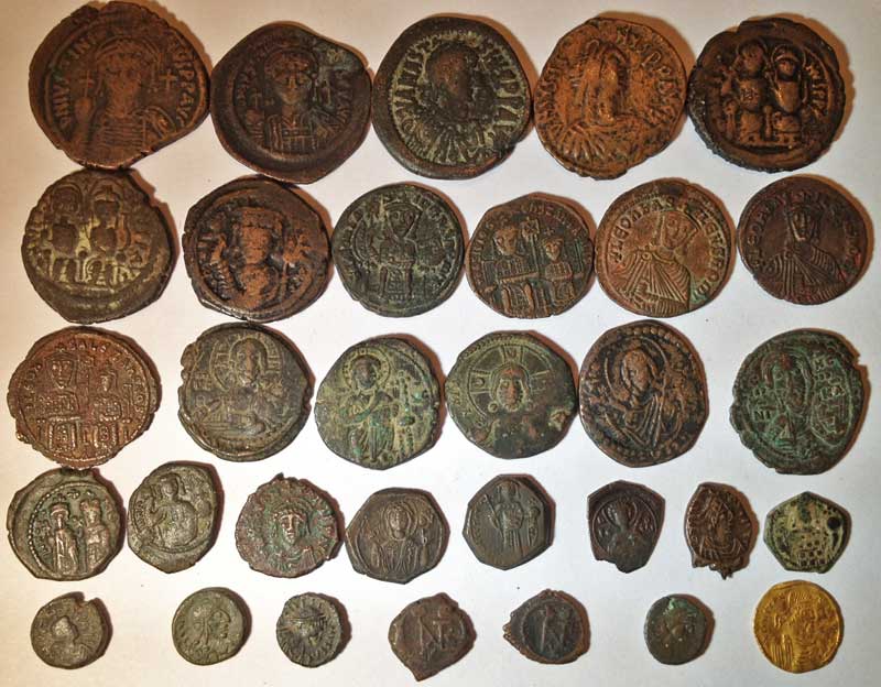 Byz-Biz...-A-Big-Batch-Of-Bronze.--And-A-Tiny-Gold.