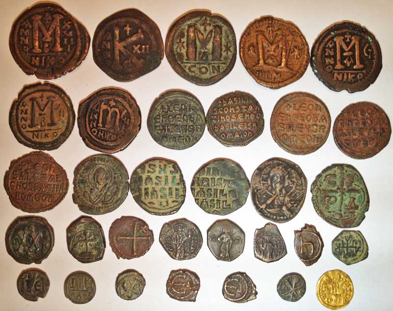 Byz-Biz...-A-Big-Batch-Of-Bronze.--And-A-Tiny-Gold.