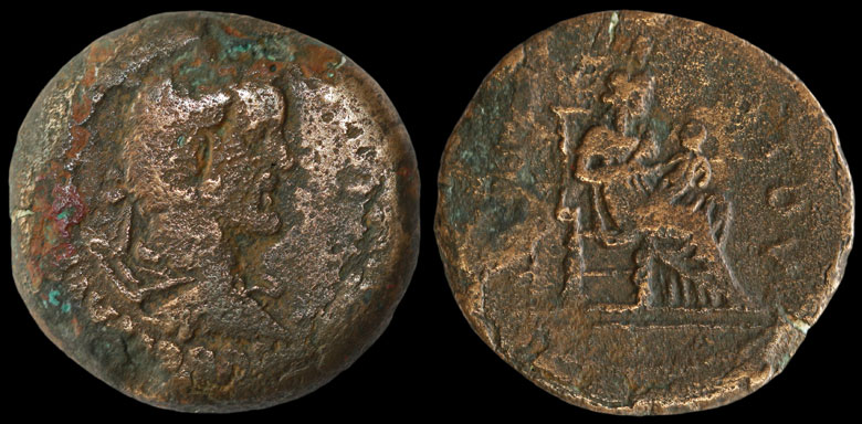 Interesting-Antoninus-Pius-Alexandrian-Drachm