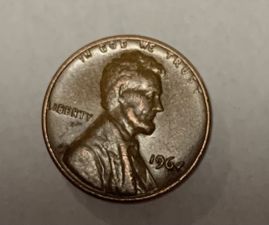 1964-P-Lincoln-Penny-Error-On-The-4,-In-1964?