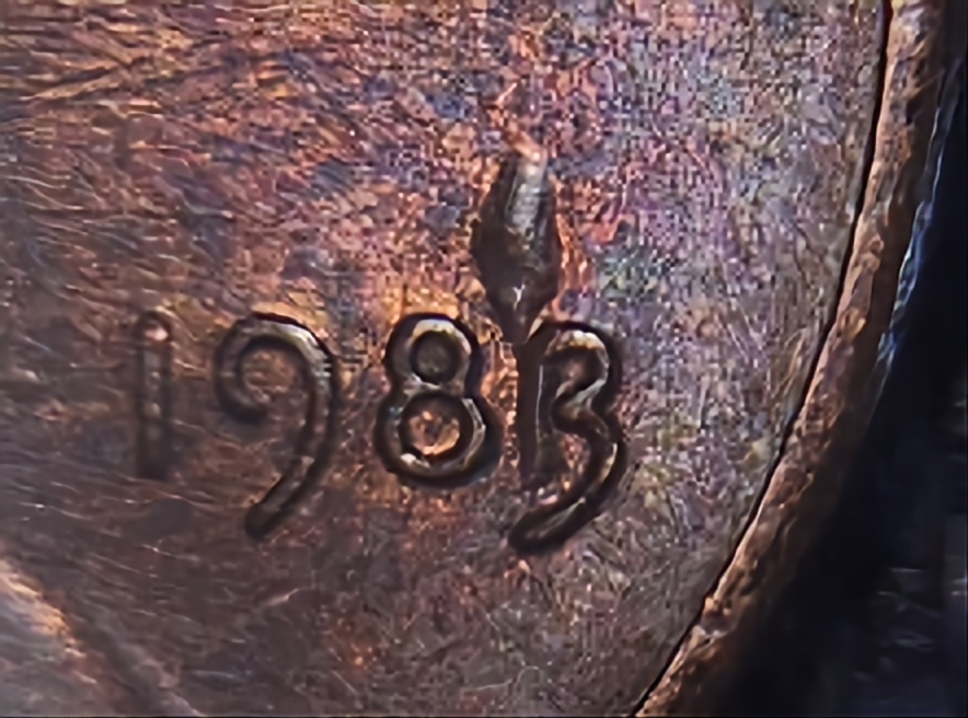 1981-Penny-With-A-3-Over-The-1