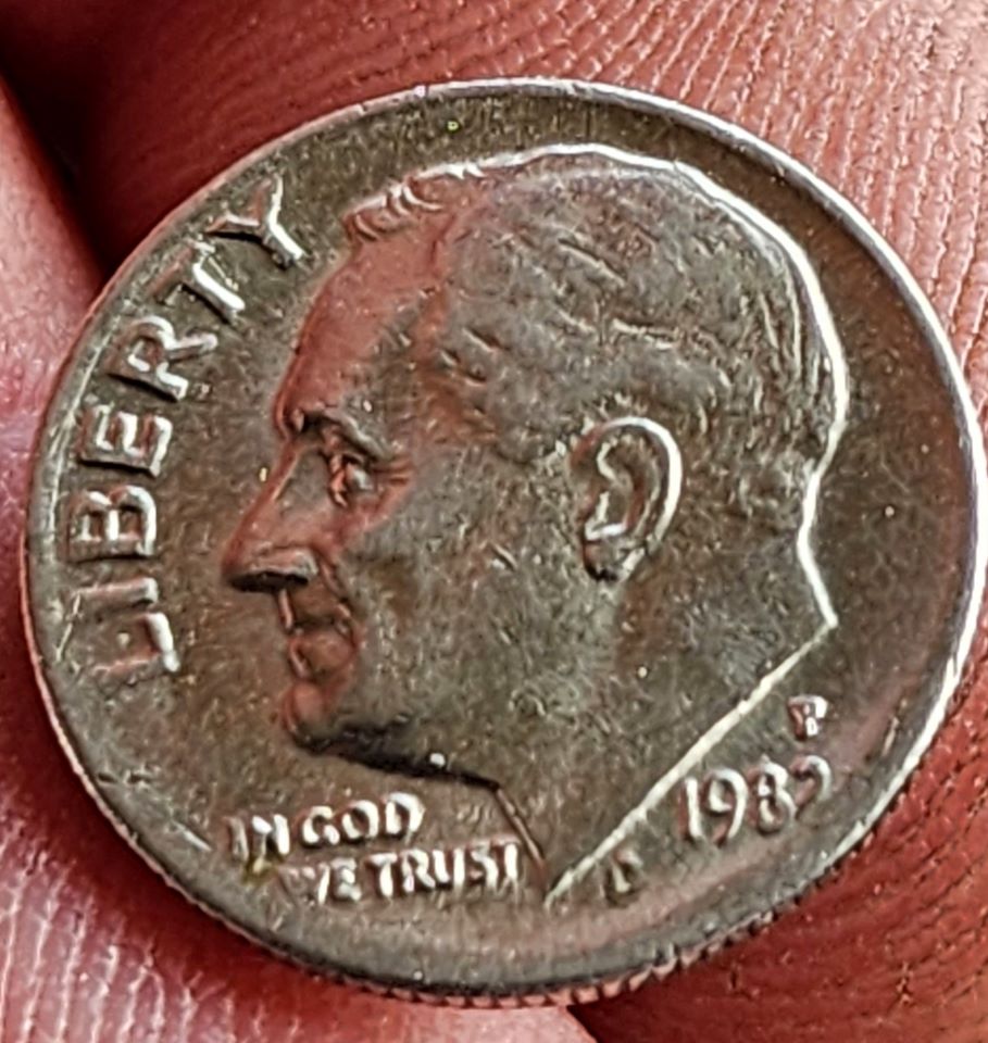 1982-P-Dime-Double-Struck-And-Under-Weight