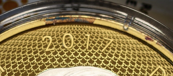 2017-3-Oz.-Reverse-Gold-Plated-Pure-Silver-Coin---Whispering-Maple-Leaves