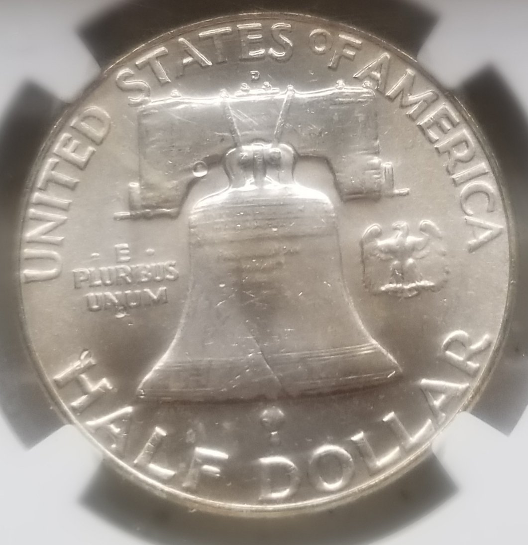 1963-Franklin-Half-For-Grading-NGC