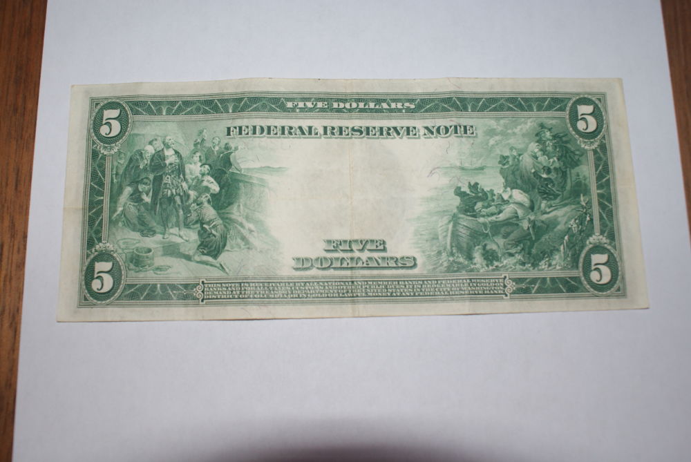 Series-1914-$5-Star-Note-Kansas-City---Rare?