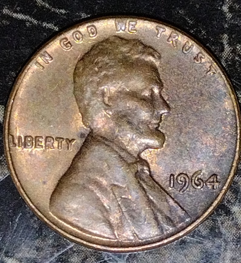 1964-Lincoln-Cent.-Struck-Through?