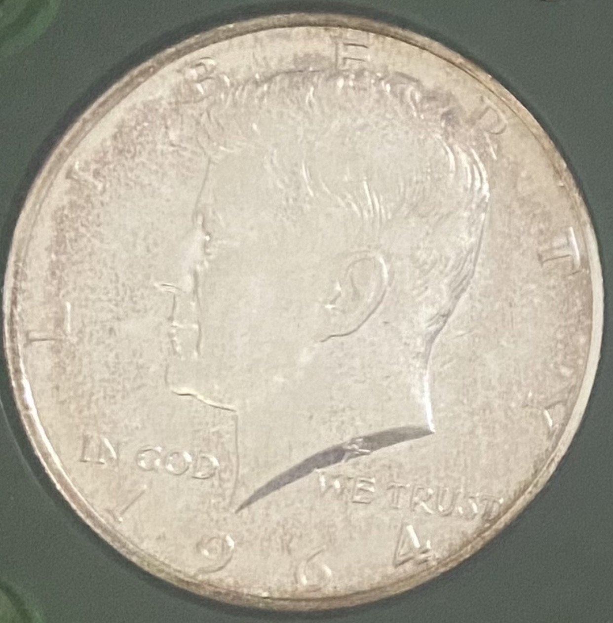 1964-Kennedy-Proof-Triple-Die-Accented-Hair
