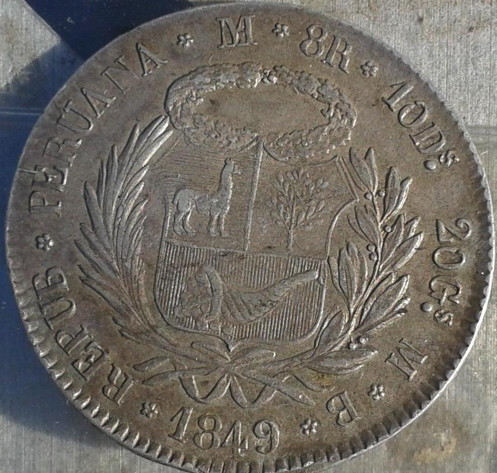 Peru-1849-8-Reales