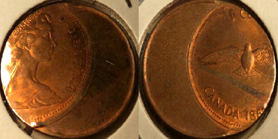 Off-Centre-Canadian-Broadstrikes,-Somewhat-Uncommon-After-1965