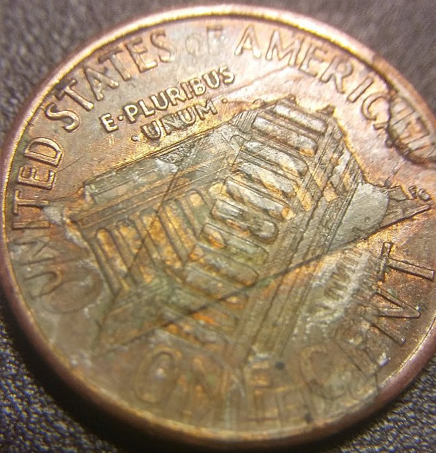 1992-D-Lincoln-Memorial-Penny.-Multiple-Errors