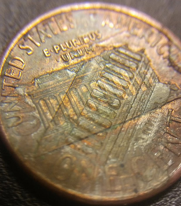 1992-D-Lincoln-Memorial-Penny.-Multiple-Errors