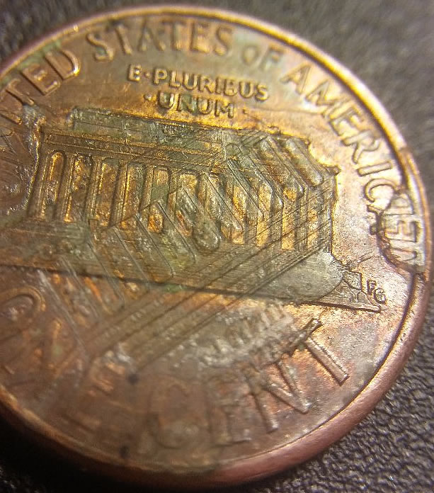 1992-D-Lincoln-Memorial-Penny.-Multiple-Errors